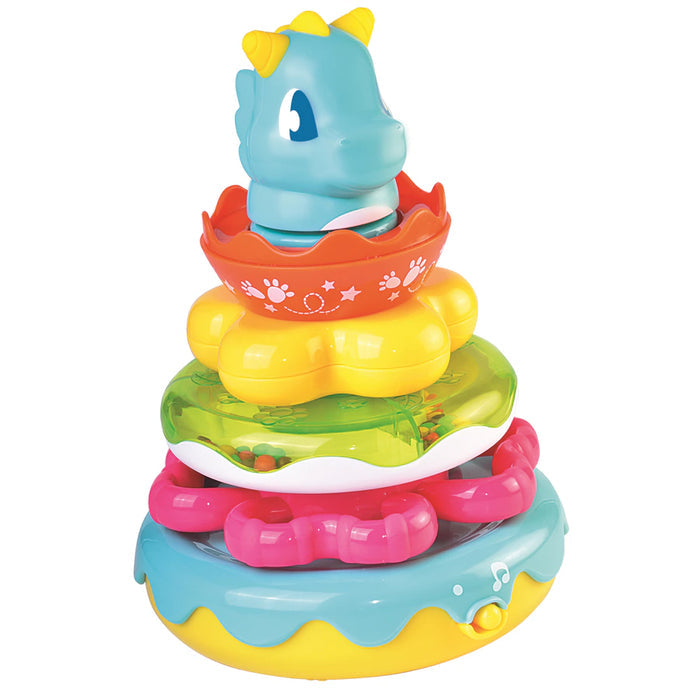 Buy Little Learner Wobbly Dino Stacking Rings Toy Set | Yallatoys.com