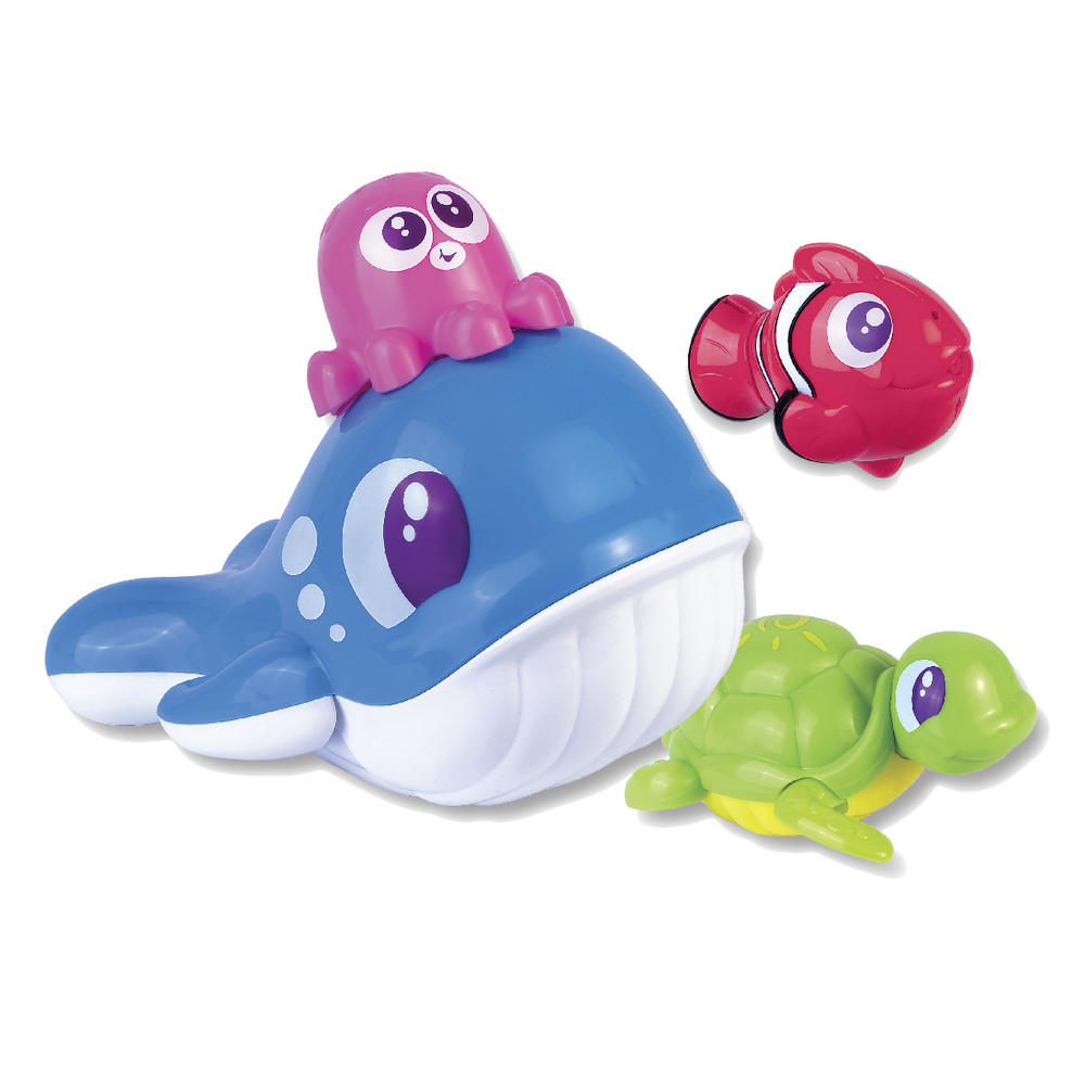 Buy Little Learner Whale N Friends Bath Toy Set 4pcs | Yallatoys.com