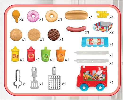 Buy Little Learners Deli Truck Playset 26pcs | Yallatoys.com