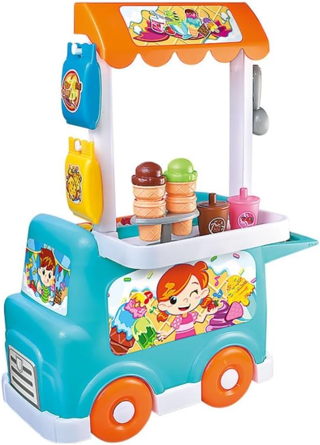 Buy Little Learners Ice Cream Truck Playset 26 Pieces
 | Yallatoys.com