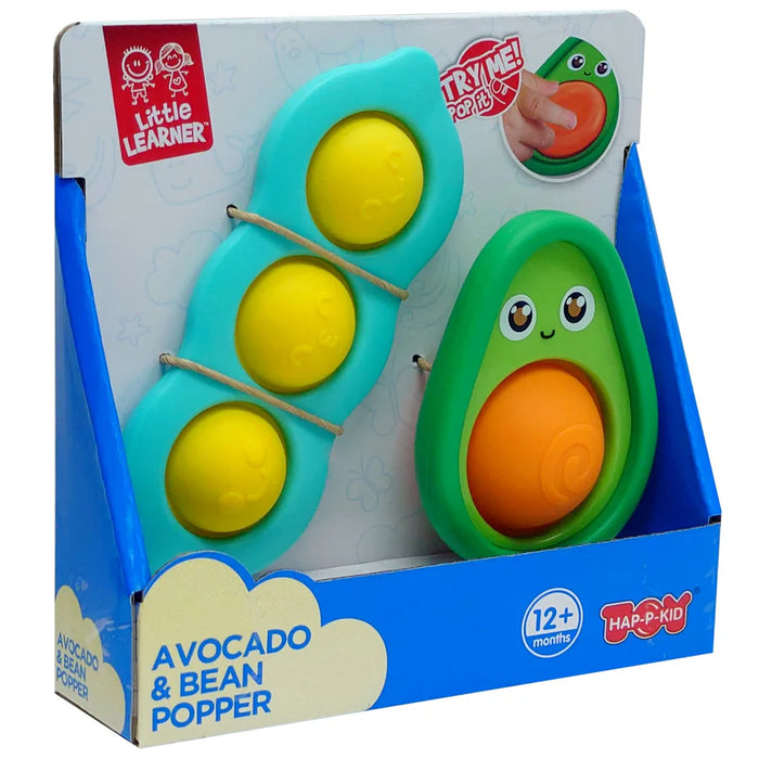 Buy Little Learners Avocado & Bean Popper | Yallatoys.com