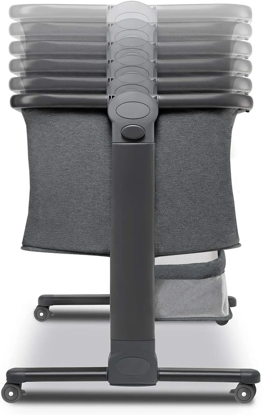 Lionelo Timon 3 In 1  Bedside Cot Standalone Travel Bed With Mattress  Grey Lionelo Yallatoys