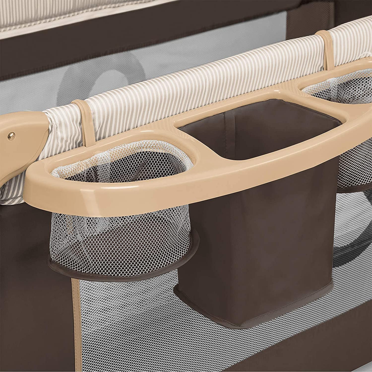 Lionelo Sven Plus 2 In 1 Travel Bed Playpen Beige Lionelo Yallatoys