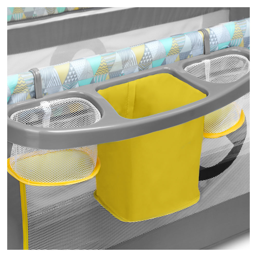Lionelo Sven Plus 2 In 1 Travel Bed Playpen Yellow Lionelo Yallatoys