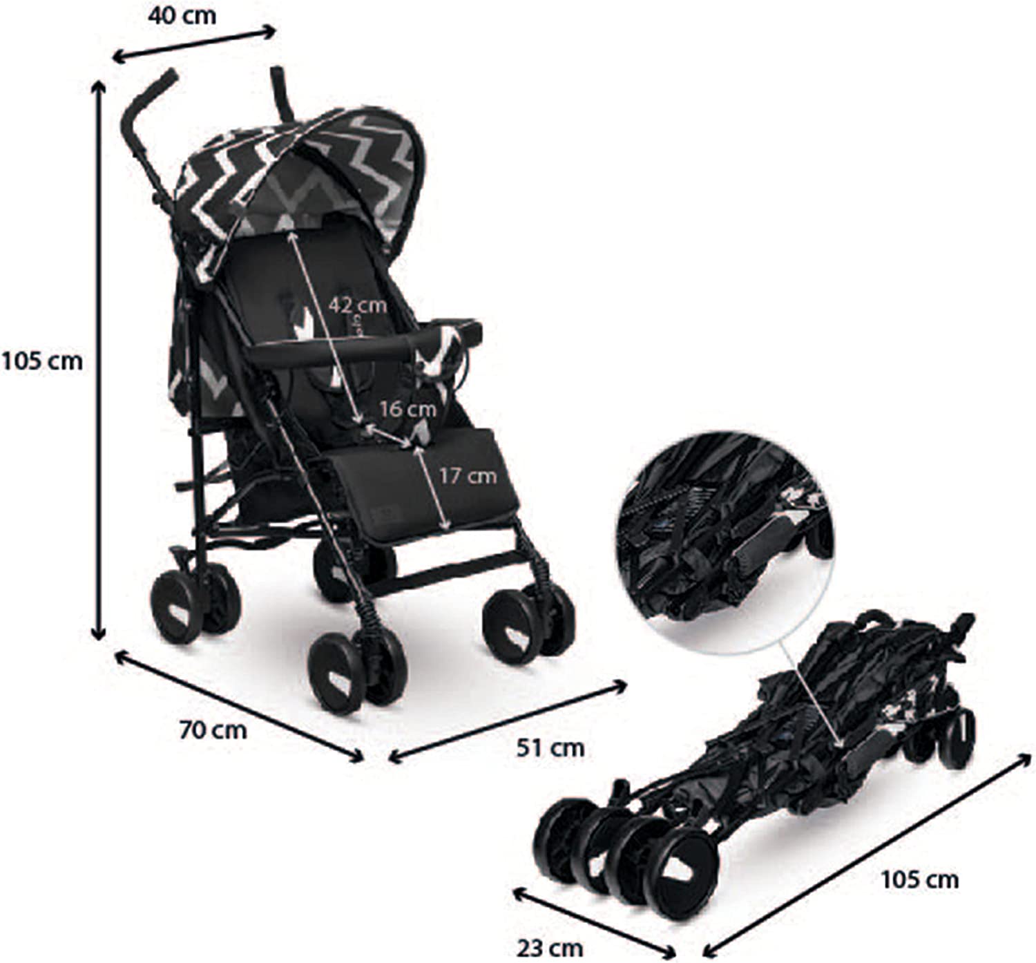 Lionelo Elia Oslo Stroller Lionelo Yallatoys