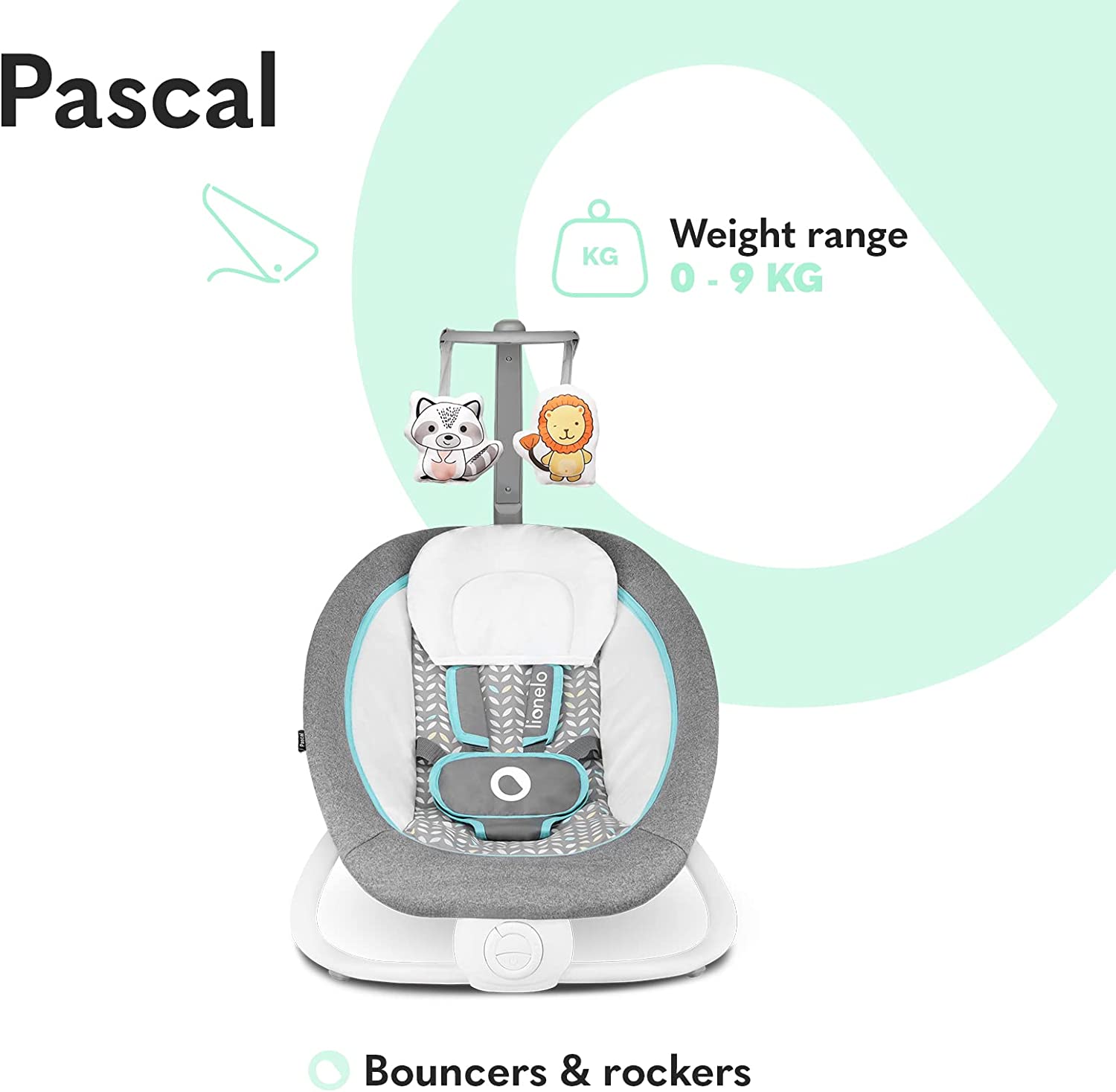 Lionelo Pascal Swinging Chair Grey Lionelo Yallatoys