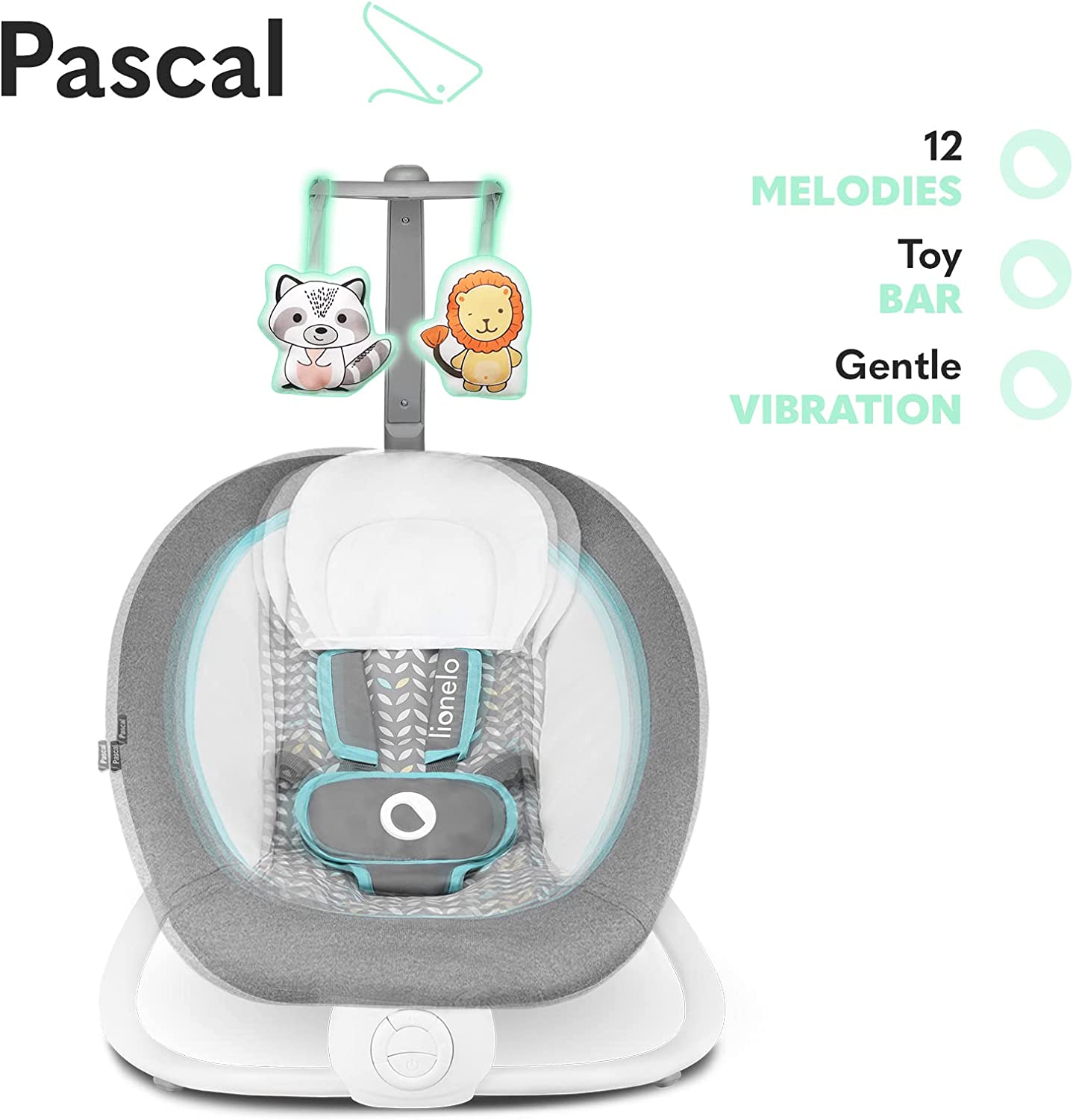 Lionelo Pascal Swinging Chair Grey Lionelo Yallatoys