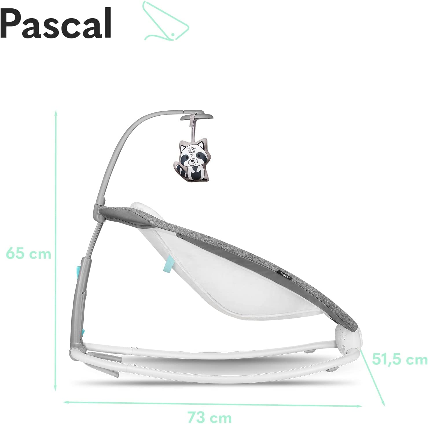 Lionelo Pascal Swinging Chair Grey Lionelo Yallatoys
