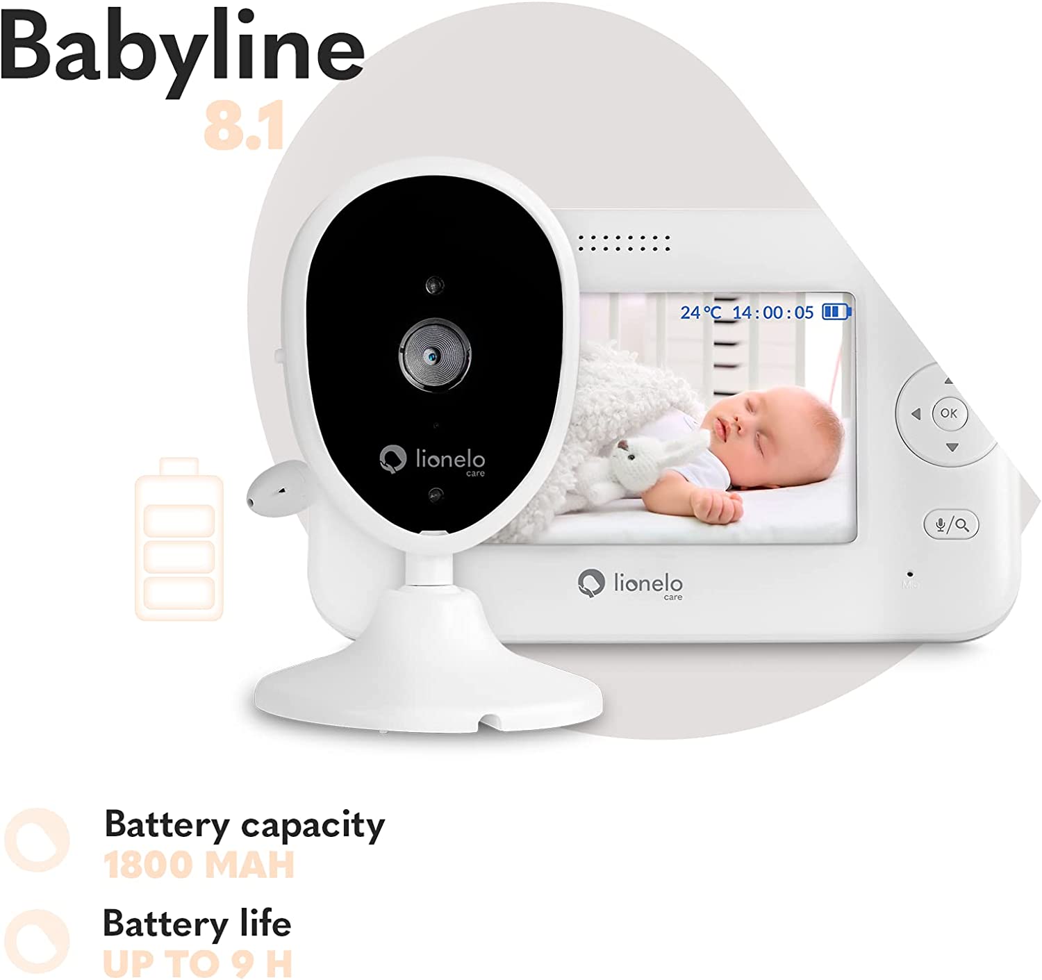 Lionelo Electronic Nanny Babyline 8.1 Lionelo Yallatoys