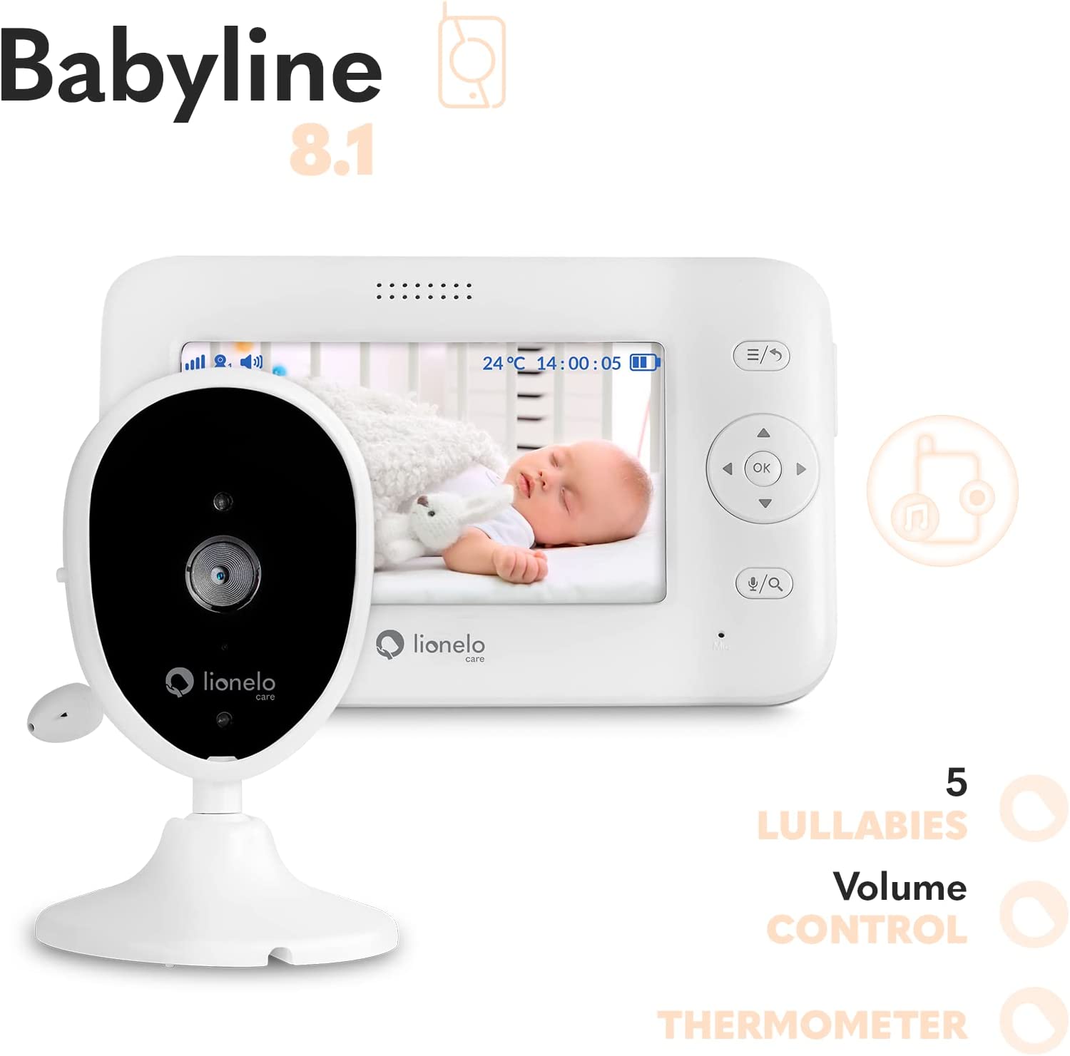 Lionelo Electronic Nanny Babyline 8.1 Lionelo Yallatoys