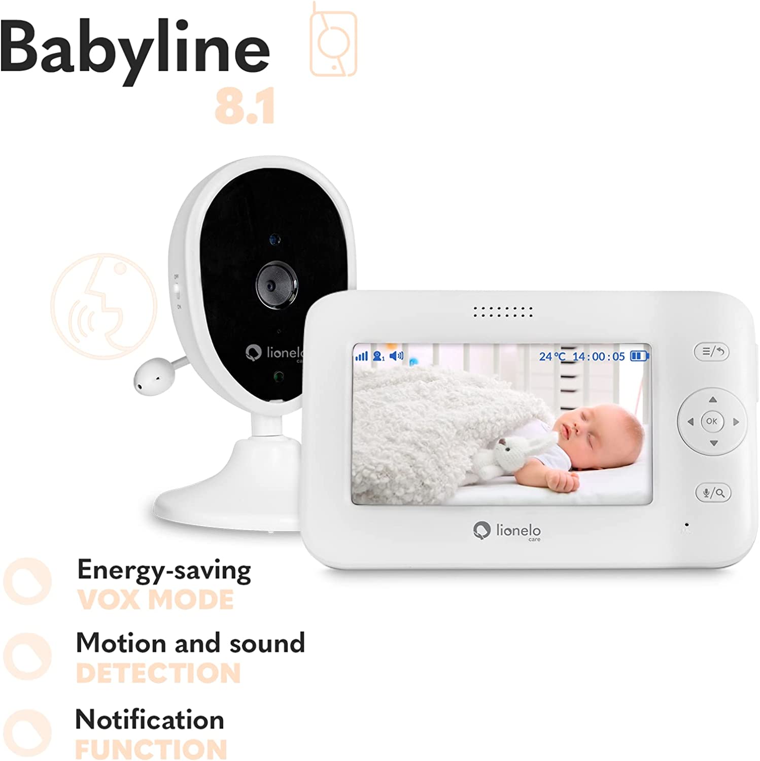 Lionelo Electronic Nanny Babyline 8.1 Lionelo Yallatoys