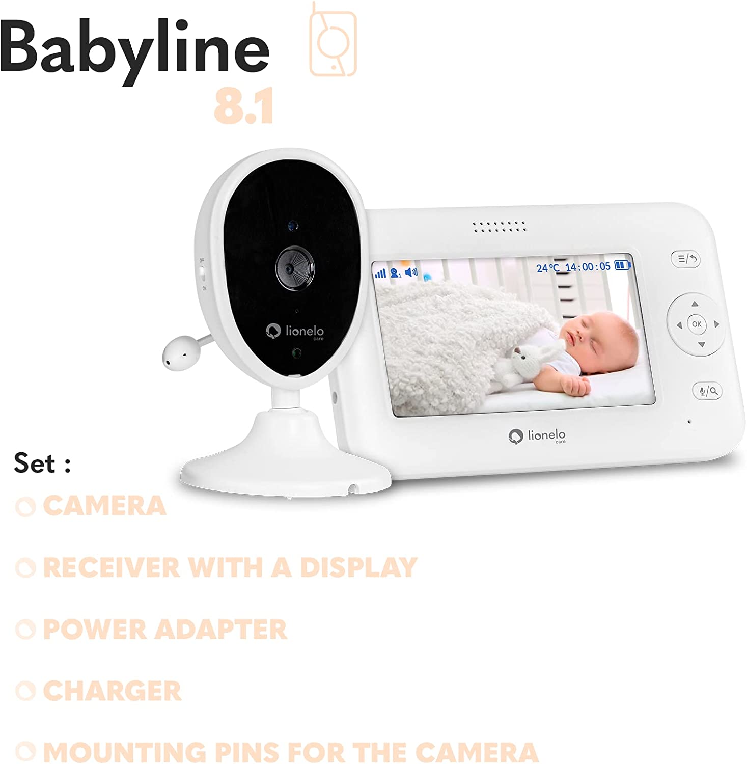 Lionelo Electronic Nanny Babyline 8.1 Lionelo Yallatoys