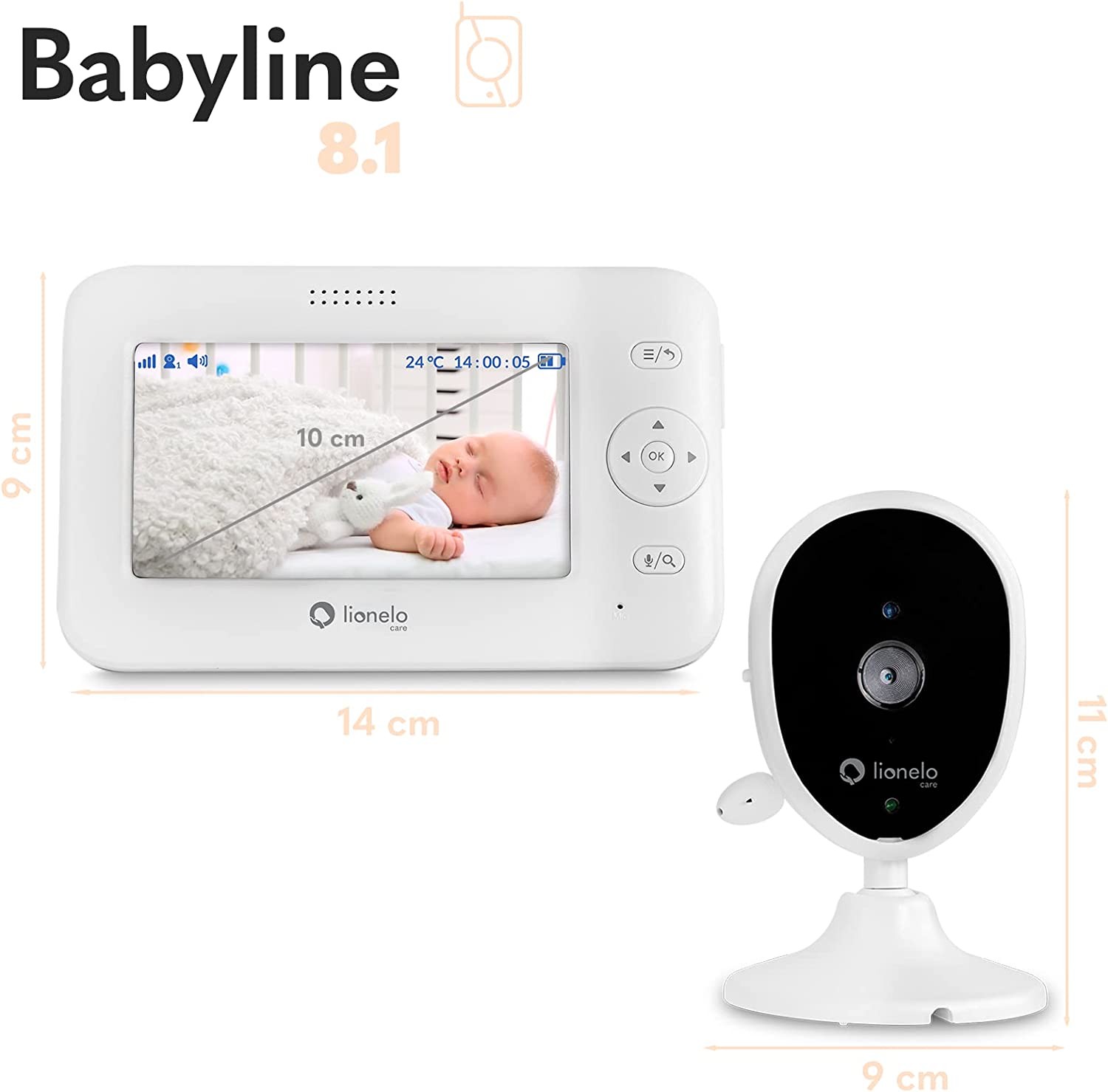 Lionelo Electronic Nanny Babyline 8.1 Lionelo Yallatoys
