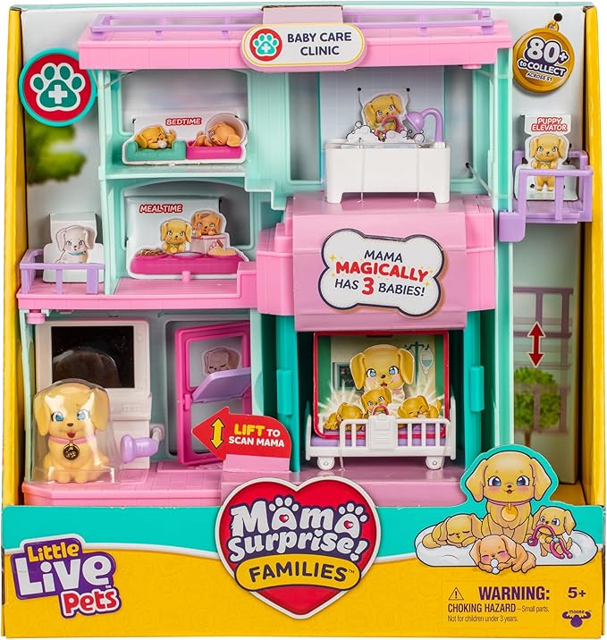 Buy Little Live Pets Mama Surprise Families Baby Care Clinic Playset | Yallatoys.com