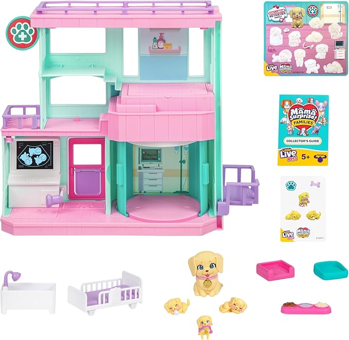 Buy Little Live Pets Mama Surprise Families Baby Care Clinic Playset | Yallatoys.com