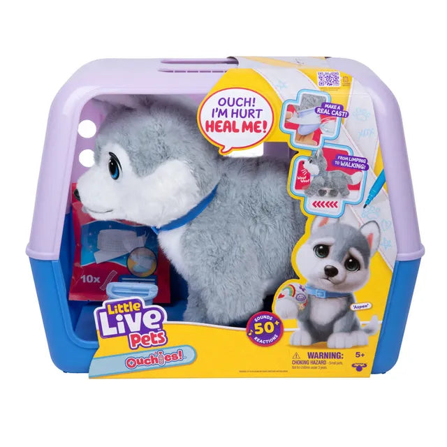 Buy Little Live Pets Ouchies Deluxe Electronic Puppy Playset Aspen | Yallatoys.com