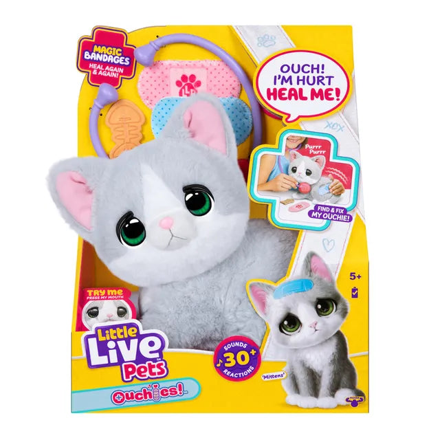 Buy Little Live Pets Ouchies Electronic Kitten Playset Mittens | Yallatoys.com
