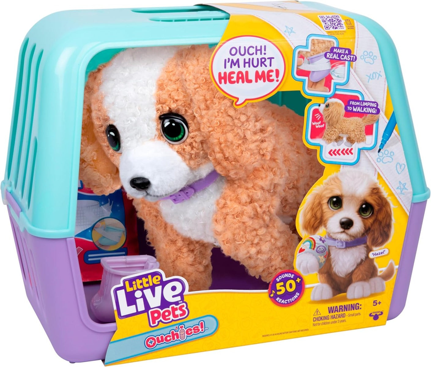 Buy Little Live Pets Ouchies Deluxe Hazel Poodle Plush | Yallatoys.com