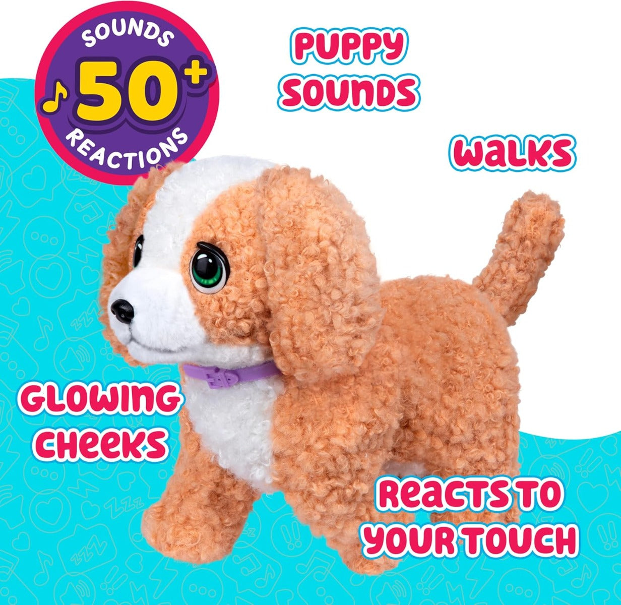 Buy Little Live Pets Ouchies Deluxe Hazel Poodle Plush | Yallatoys.com