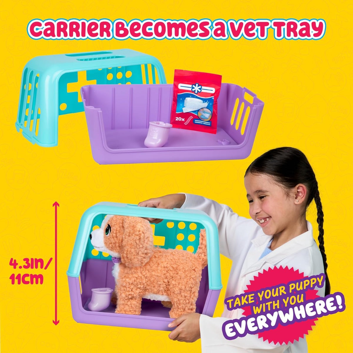 Buy Little Live Pets Ouchies Deluxe Hazel Poodle Plush | Yallatoys.com
