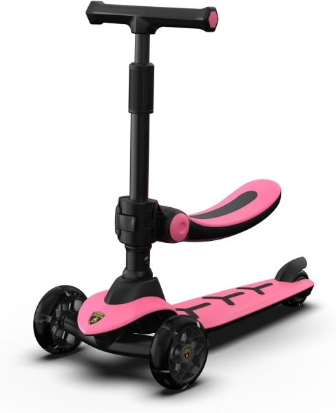 Buy Lamborghini Scooter with Seat Pink | Yallatoys.com