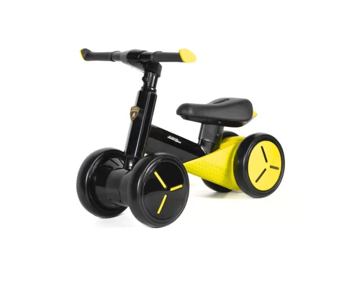 Buy Lamborghini Balance Bike 4 Wheels Yellow | Yallatoys.com