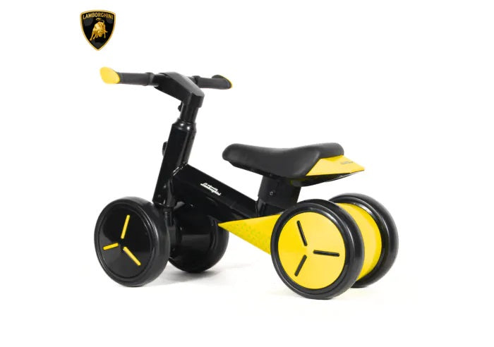 Buy Lamborghini Balance Bike 4 Wheels Yellow | Yallatoys.com