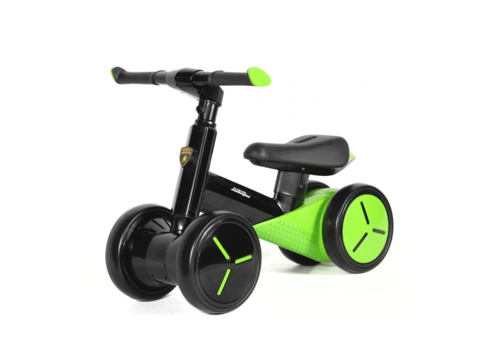 Buy Lamborghini Balance Bike 4 Wheels Green | Yallatoys.com