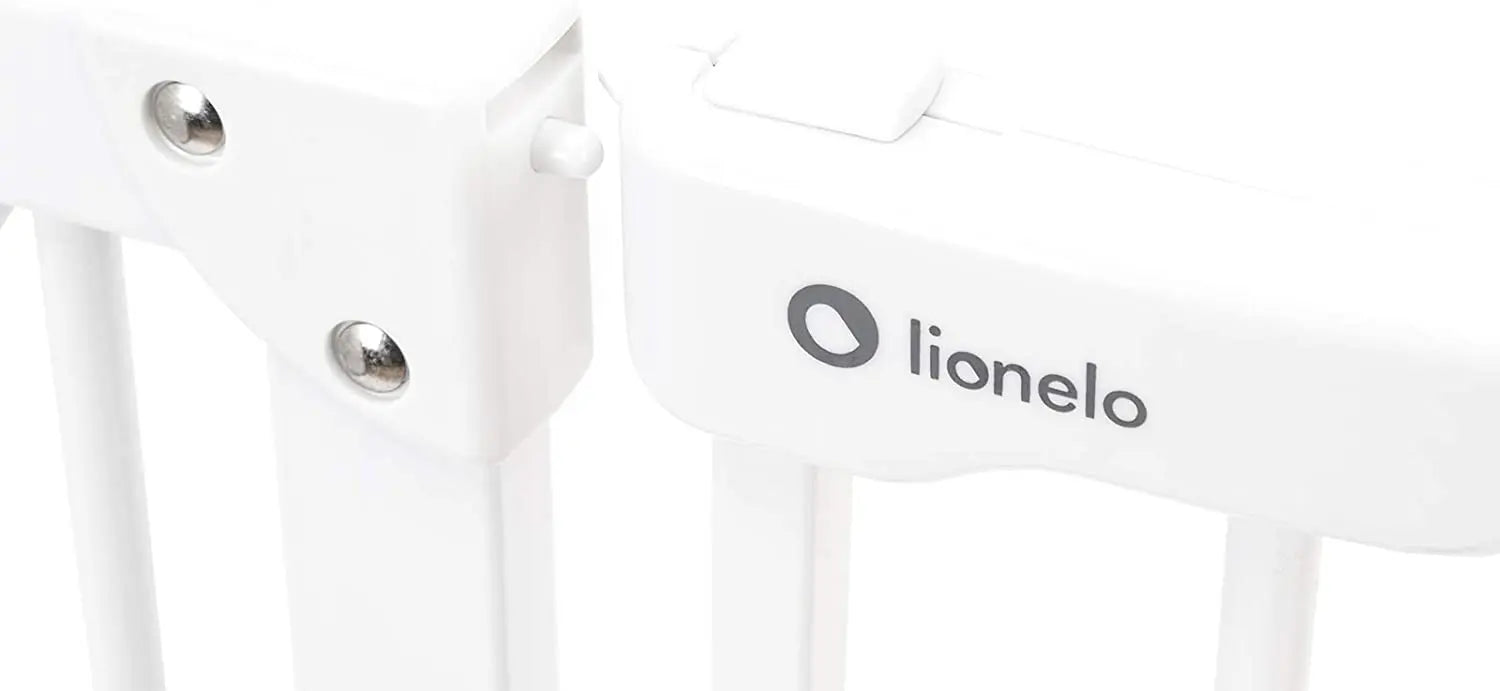 Lionelo Truus Slim with LED Lamp Stair Safety Gate White Yallamomz Yallatoys