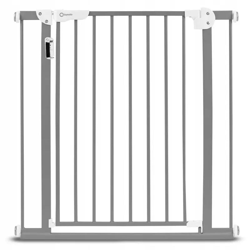 Lionelo Truus Slim with LED Lamp Stair Safety Gate Grey Yallamomz Yallatoys