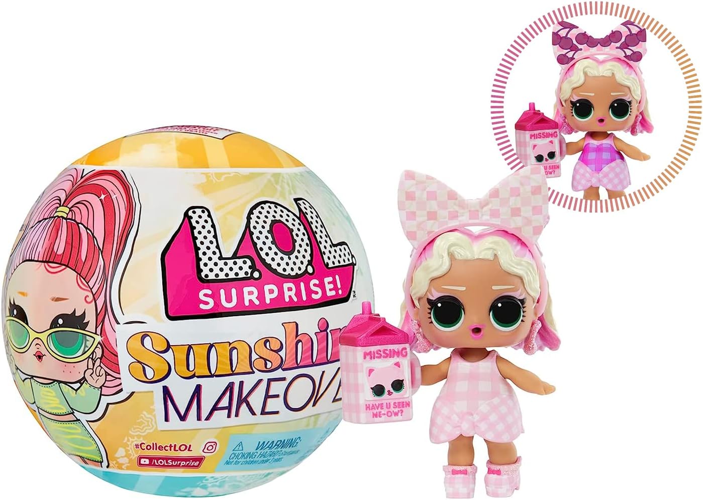 Buy LOL Surprise Sunshine Makeover with 8 Surprises UV Color Change (Sold Separately Subject to Availability) | Yallatoys.com