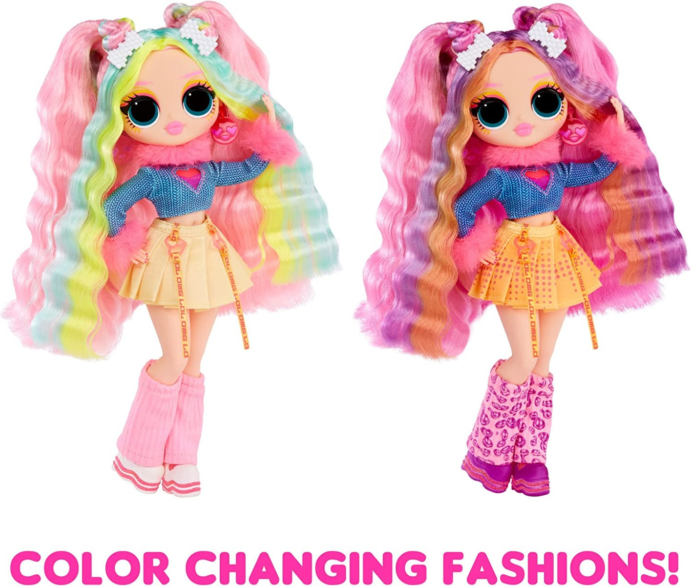 Buy LOL Surprise OMG Sunshine Color Change Bubblegum DJ Fashion Doll with Color Changing Hair | Yallatoys.com