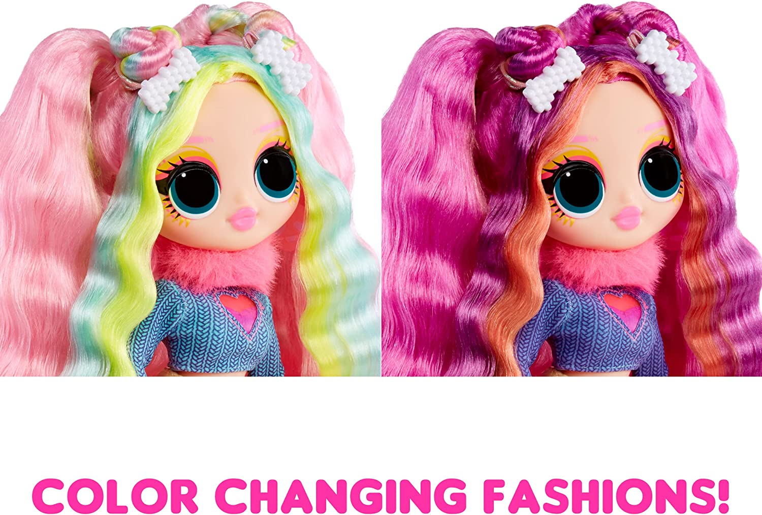 Buy LOL Surprise OMG Sunshine Color Change Bubblegum DJ Fashion Doll with Color Changing Hair | Yallatoys.com