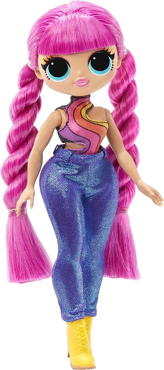 Buy LOL Surprise Mid OPP OMG Roller Chick Doll Outfit and Hairbrush | Yallatoys.com