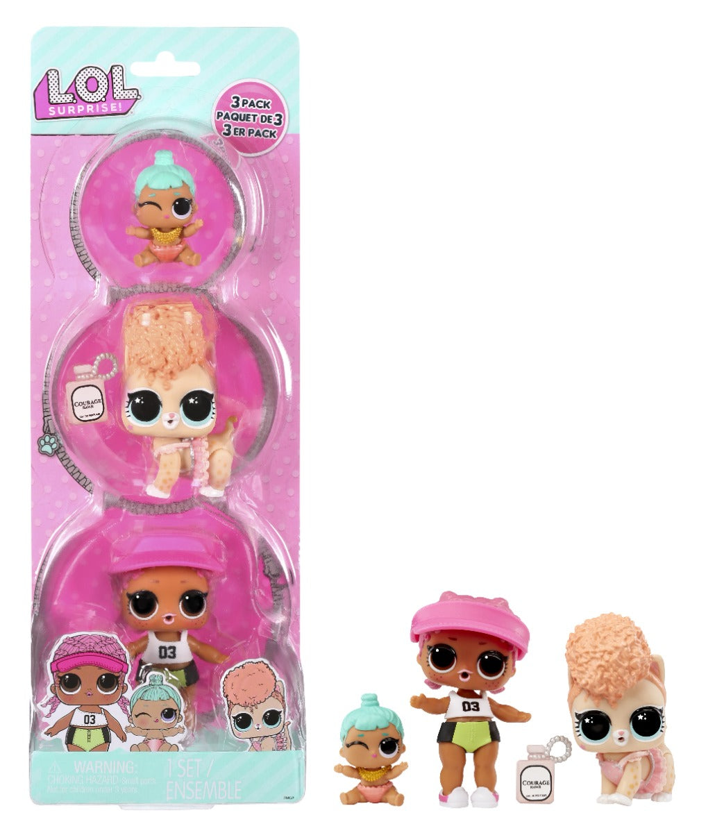 Buy LOL Surprise Doll Lil Sis Opp Tot and Pet 3 Pack (Sold Separately Subject to Availability) | Yallatoys.com