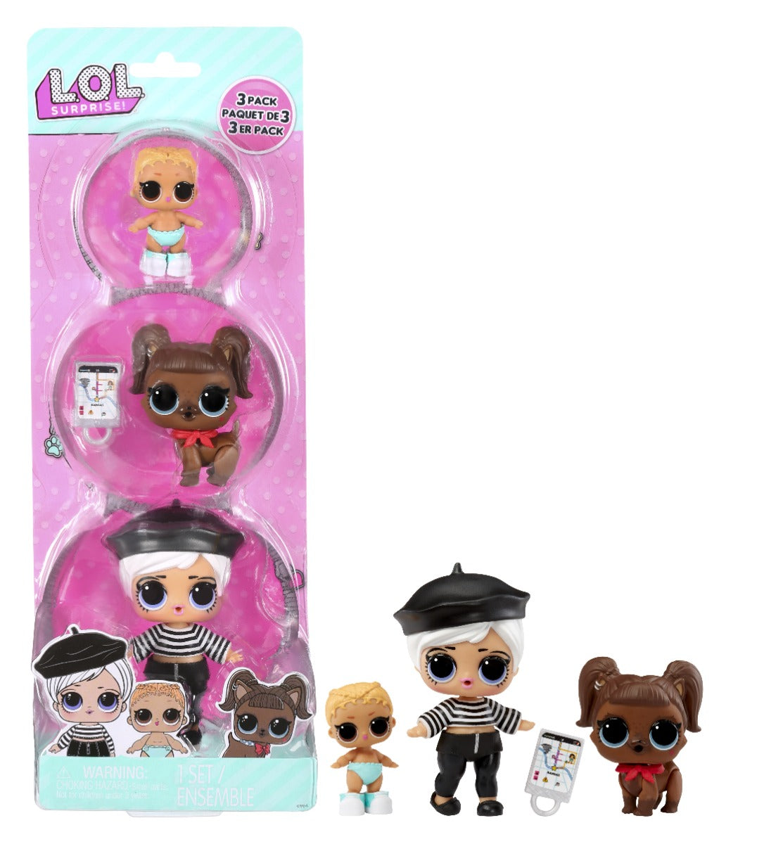 Buy LOL Surprise Doll Lil Sis Opp Tot and Pet 3 Pack (Sold Separately Subject to Availability) | Yallatoys.com