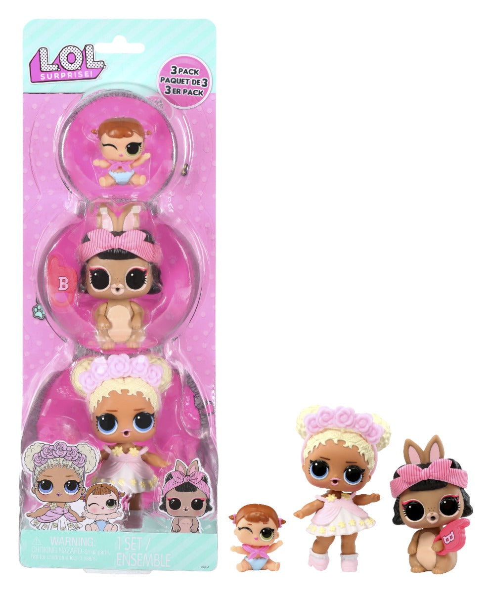 Buy LOL Surprise Doll Lil Sis Opp Tot and Pet 3 Pack (Sold Separately Subject to Availability) | Yallatoys.com