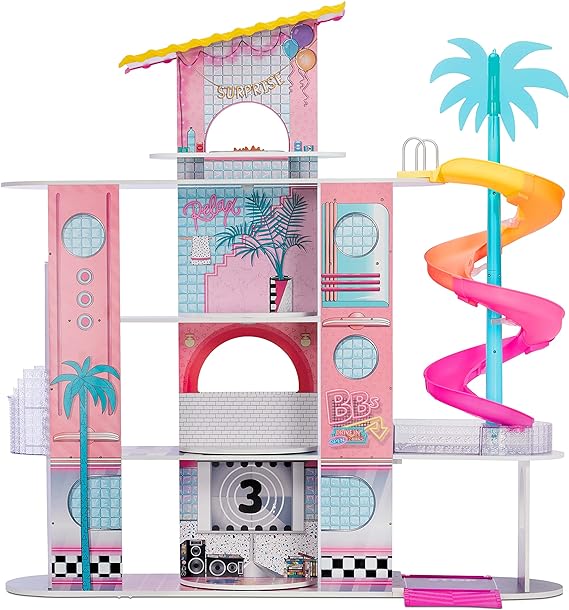 Buy Lol Surprise Omg House Of Surprises Real Wood Dollhouse | Yallatoys.com