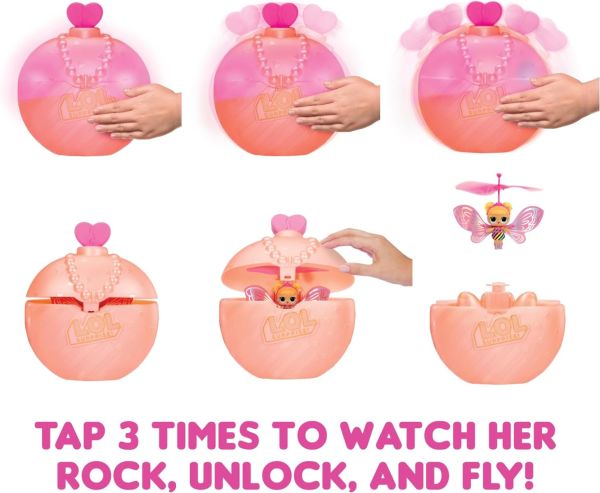 Buy Lol Surprise Rock N Release Flyers Pink Wings | Yallatoys.com