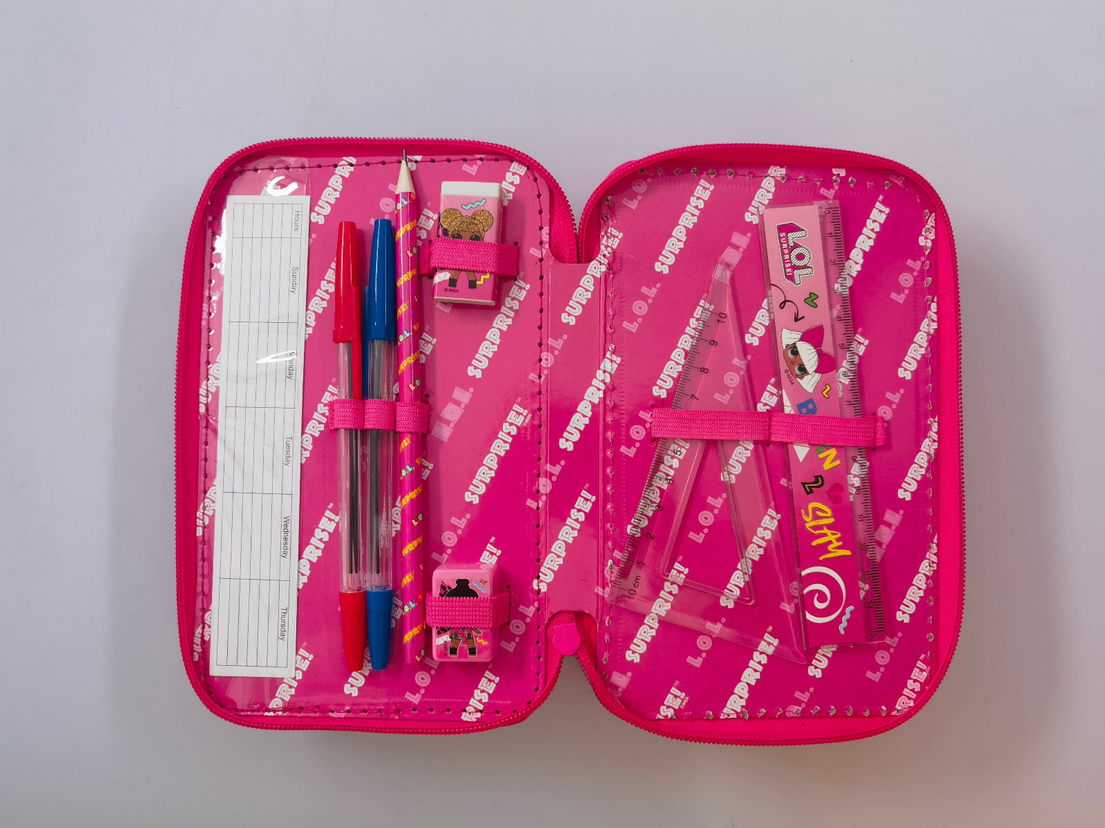 Buy Lol Surprise 3 Zippers Pencil Case | Yallatoys.com