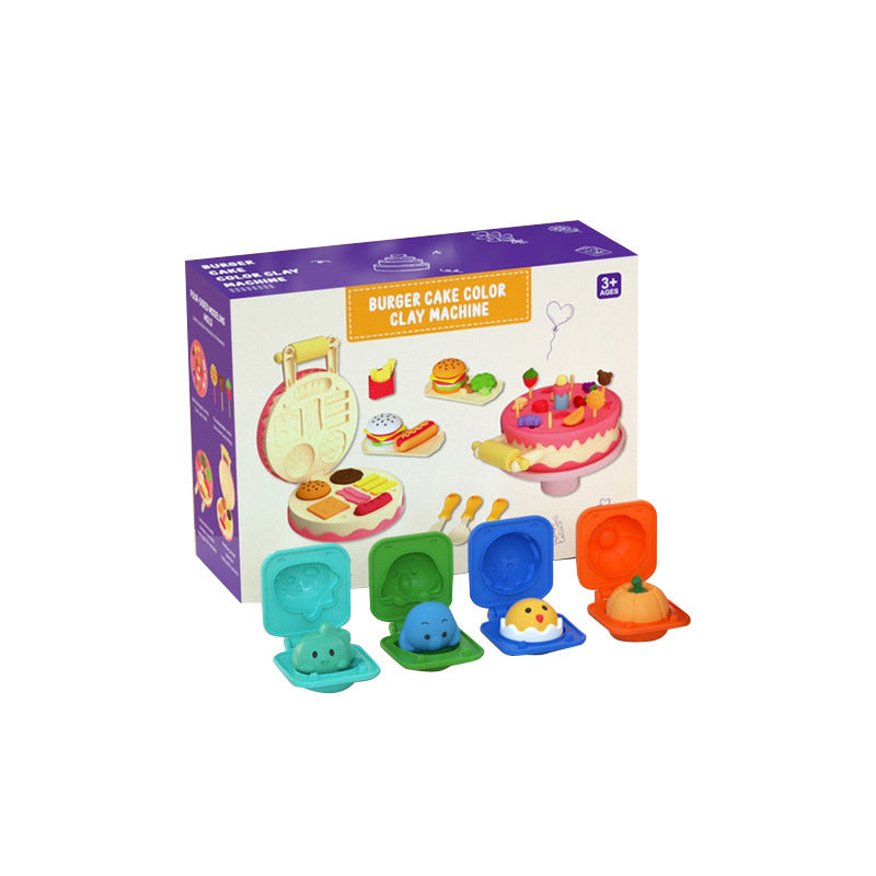 Buy Letop Cake Hamburger Clay Machine Set Blue | Yallatoys.com