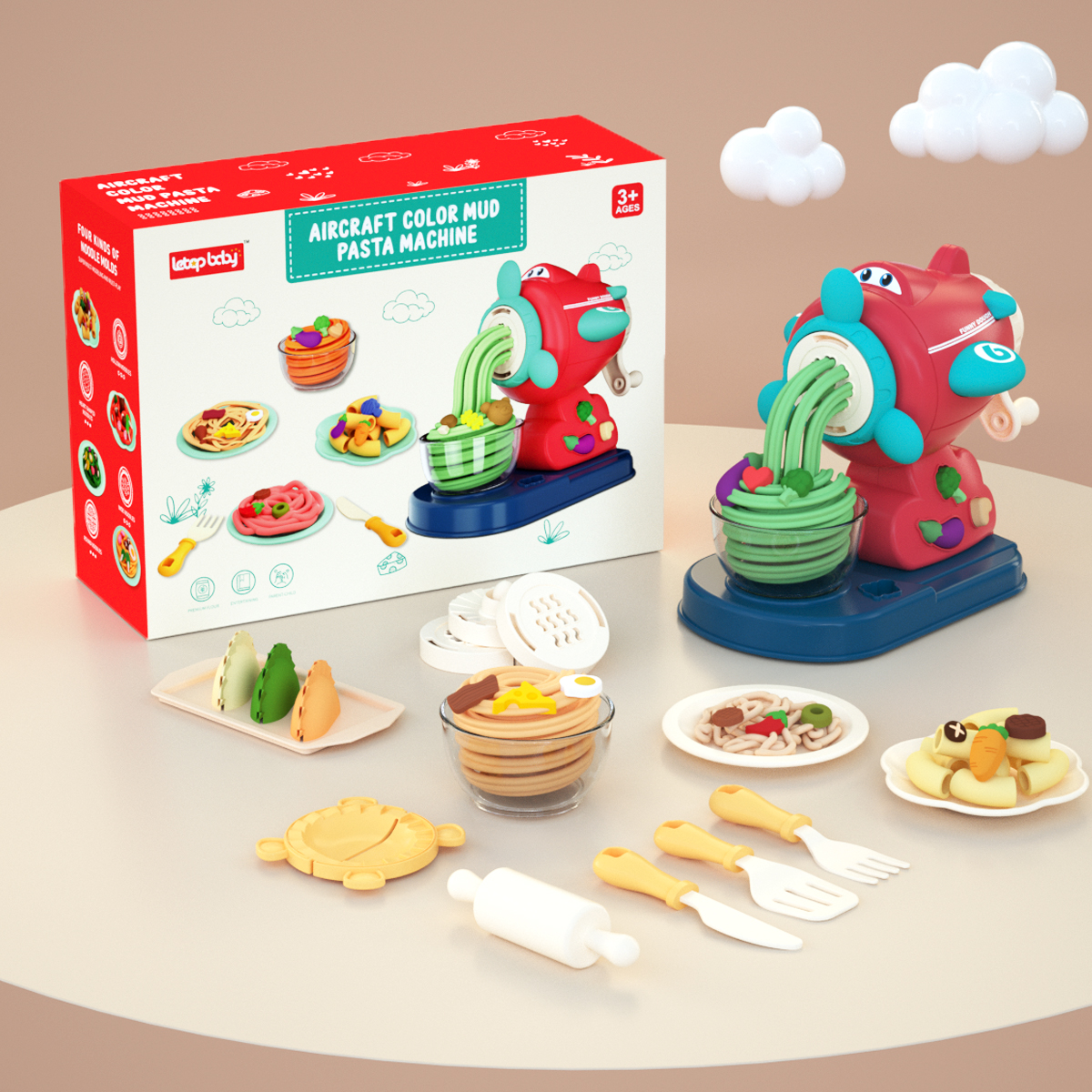 Buy Letop Plane Noodle Clay Machine Set | Yallatoys.com
