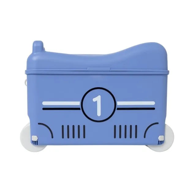 Buy Little Rolla Ride On Suitcase Blue Race Car | Yallatoys.com