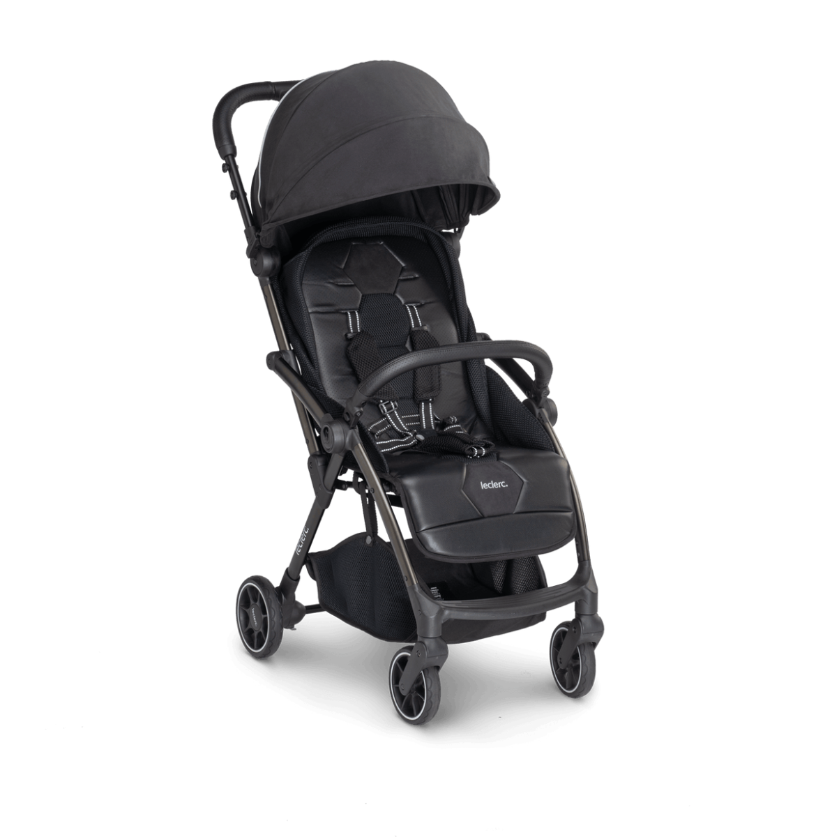 Leclerc Baby Hexagon Stroller Carbon Black Leclercbaby Yallatoys