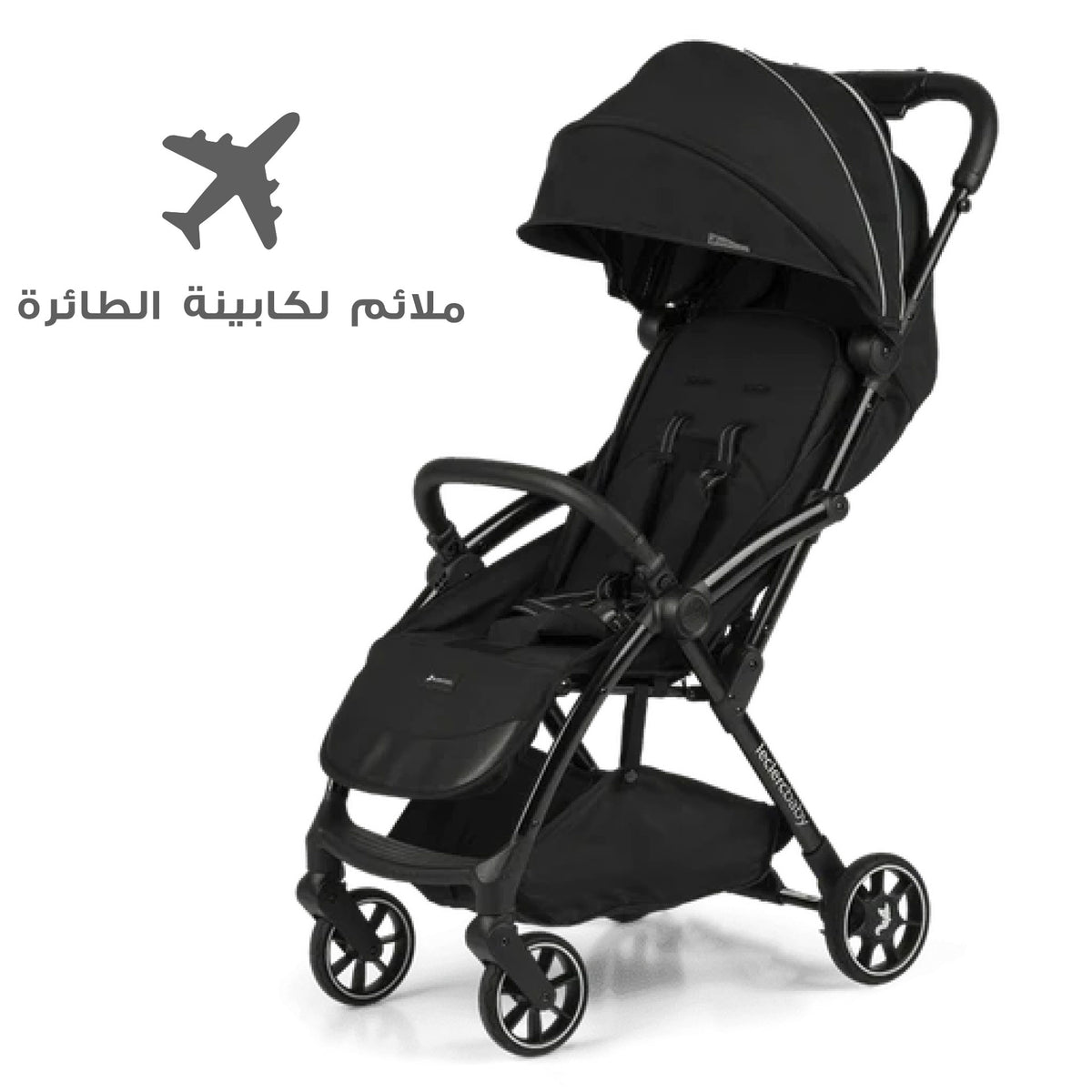 Leclerc Baby Influencer Air Stroller Piano Black Leclercbaby Yallatoys