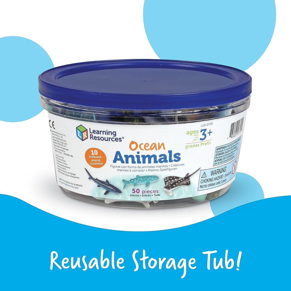 Buy Learning Resources Ocean Animals 50 Pieces | Yallatoys.com