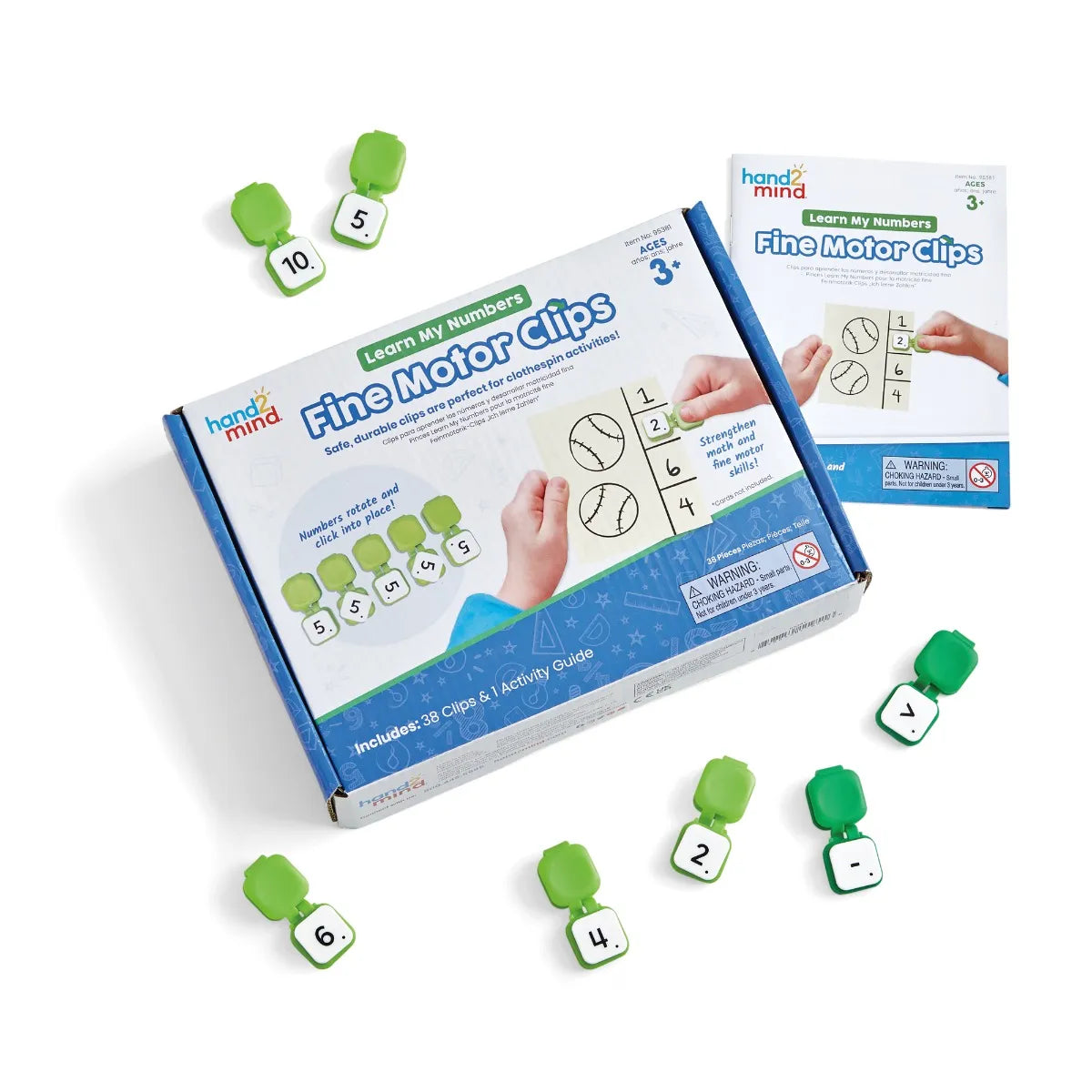 Buy Learning Resources Learn My Numbers Fine Motor Clips | Yallatoys.com