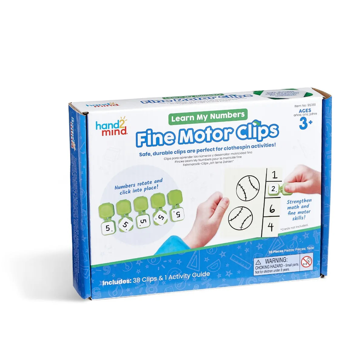 Buy Learning Resources Learn My Numbers Fine Motor Clips | Yallatoys.com