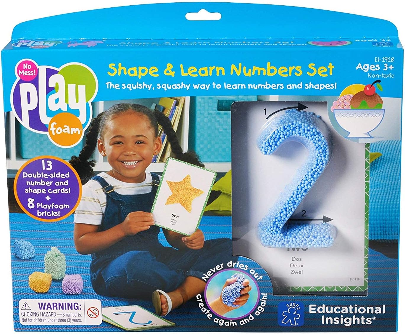 Buy Learning Resources Playfoam Shape And Learn Numbers Set | Yallatoys.com