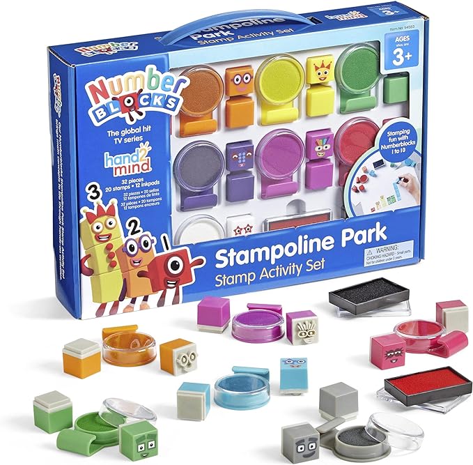 Buy Learning Resources Numberblocks Stampoline Park Stamp Activity Set | Yallatoys.com